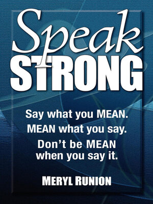 cover image of Speak Strong